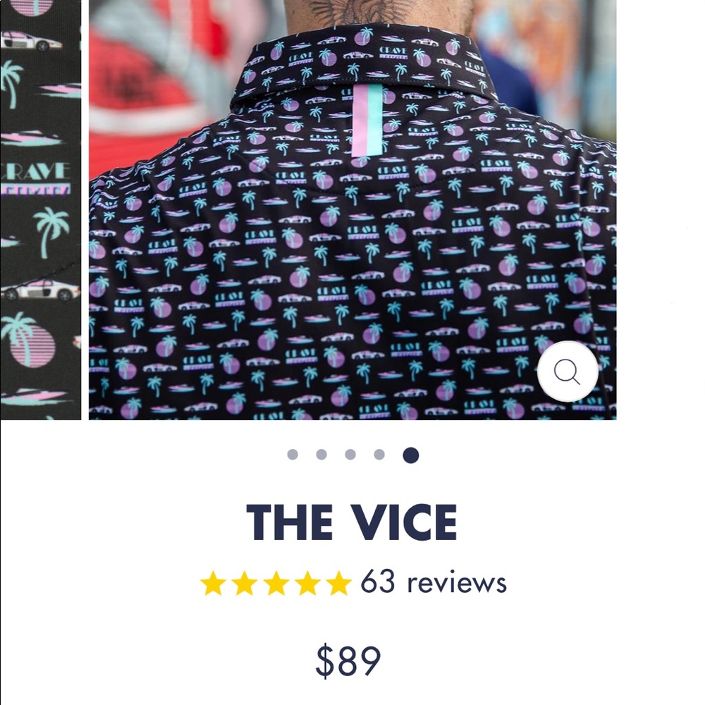 RHOBACK POLO - THE VICE in XL